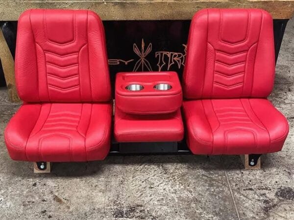 C10 Red bucket seats