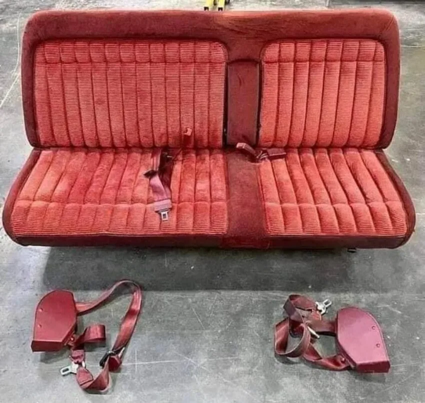 88-94 OBS Chevy Red Bench Seat