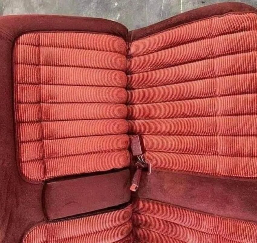88-94 OBS Chevy Red Bench Seat - Image 4