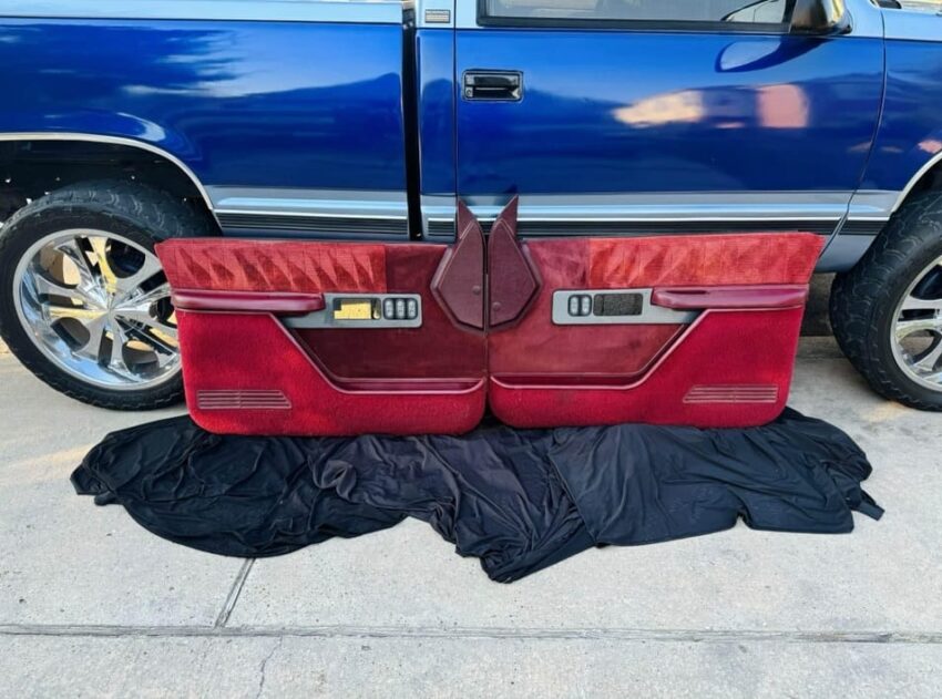 88-94 Maroon Chevy Door Panels