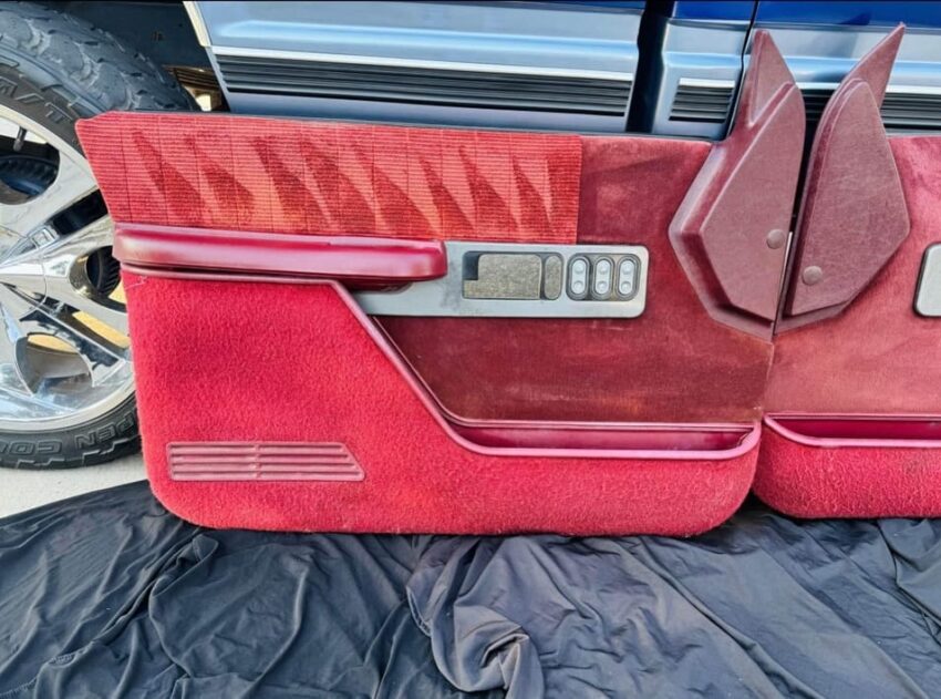 88-94 Maroon Chevy Door Panels - Image 5