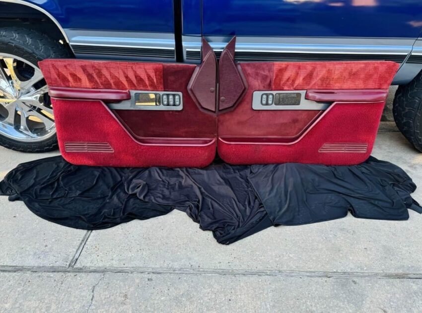 88-94 Maroon Chevy Door Panels - Image 2