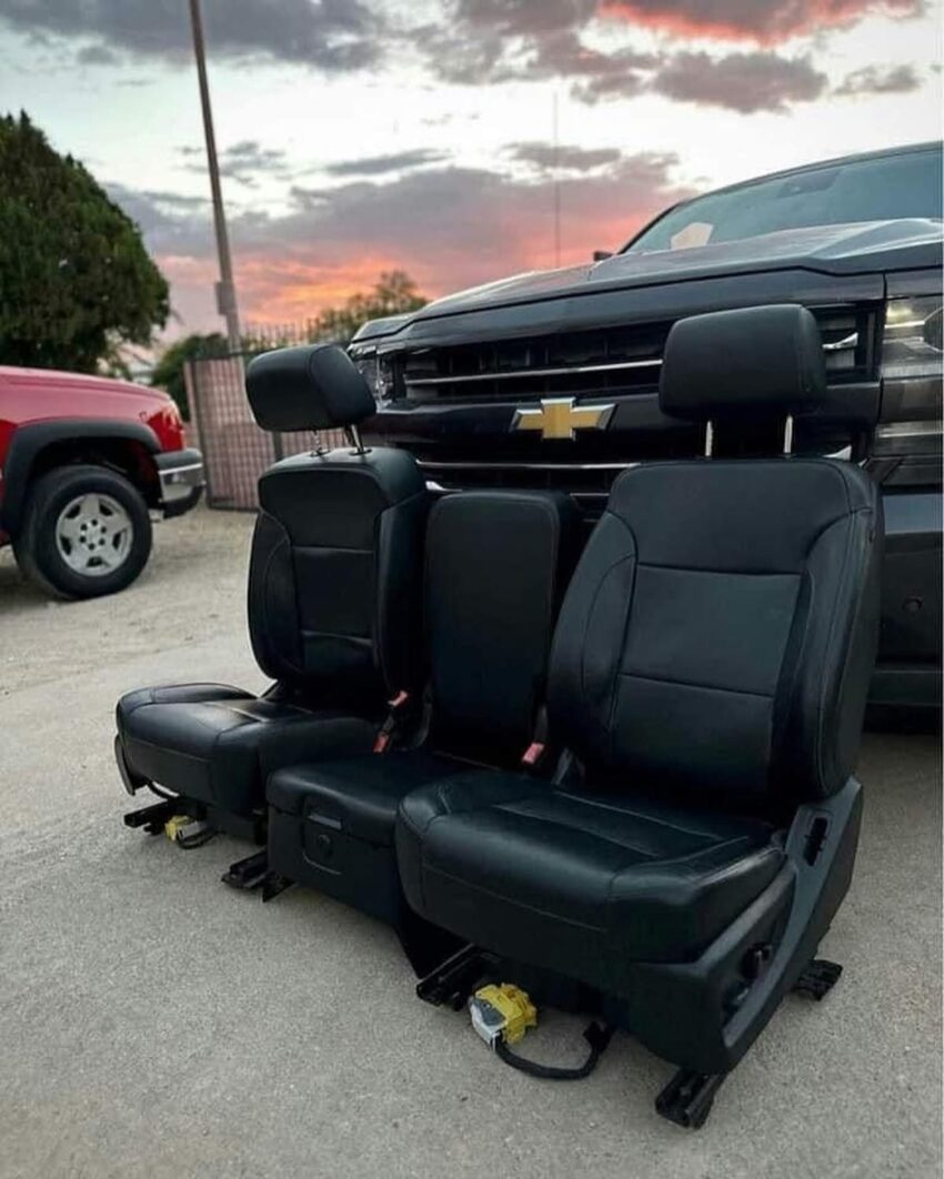 2014-2018 Silverado Sierra Front Leather Seats - Image 3