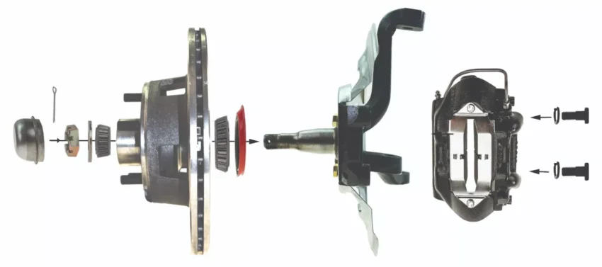 1964-73 Ford Mustang Front Disc Brake Conversion Kit - Image 7