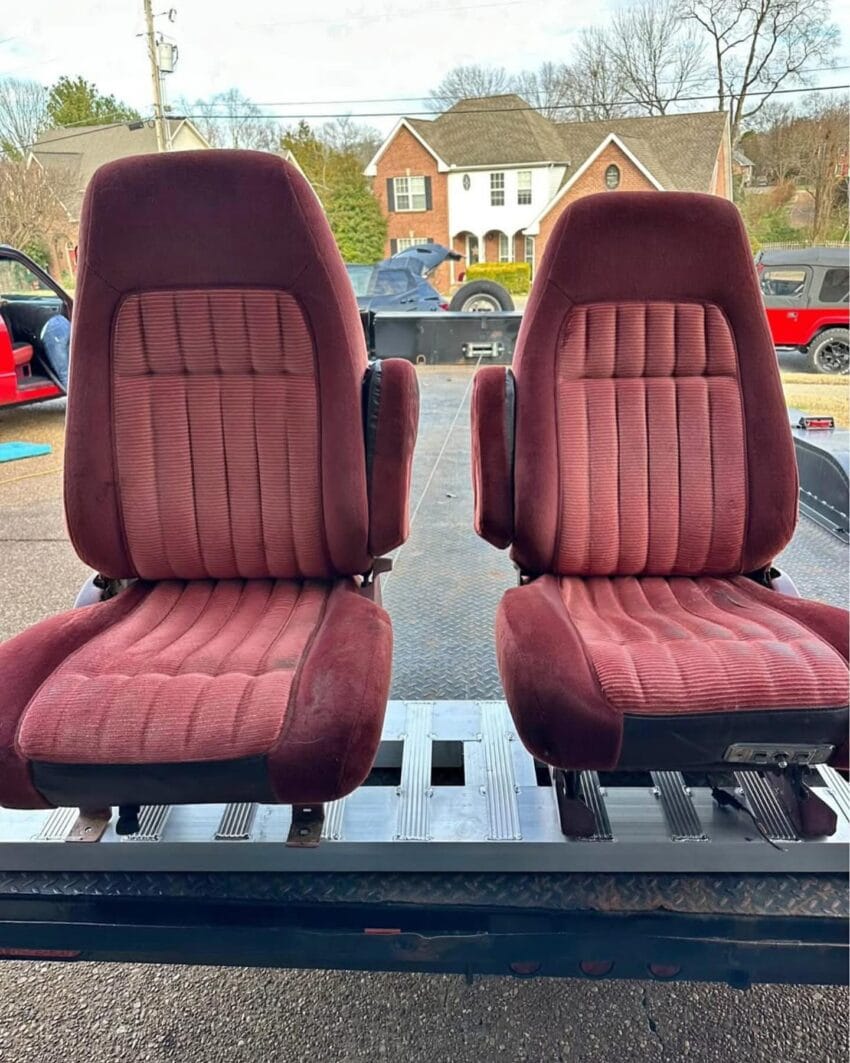 88-94 OBS Red Bucket Seats