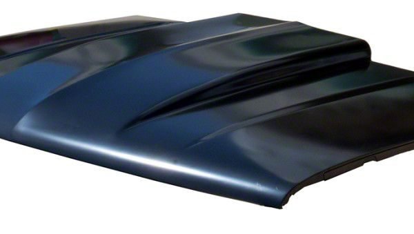 2-Inch Raised Straight Cowl Hood; Unpainted (88-98 C1500, C2500, C3500, K1500, K2500, K3500)