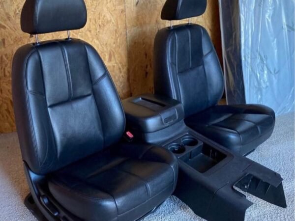 2007-2013 Chevy Silverado / GMC Sierra Leather Seats with Center Console- Tan or Black