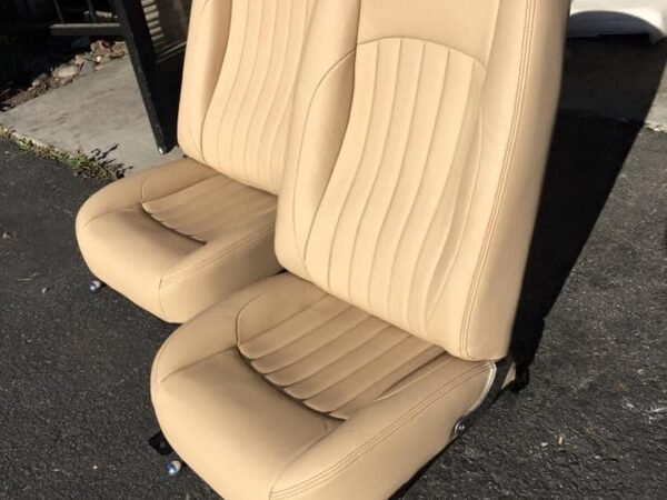 1973 corvette seats on tan leather and custom foam