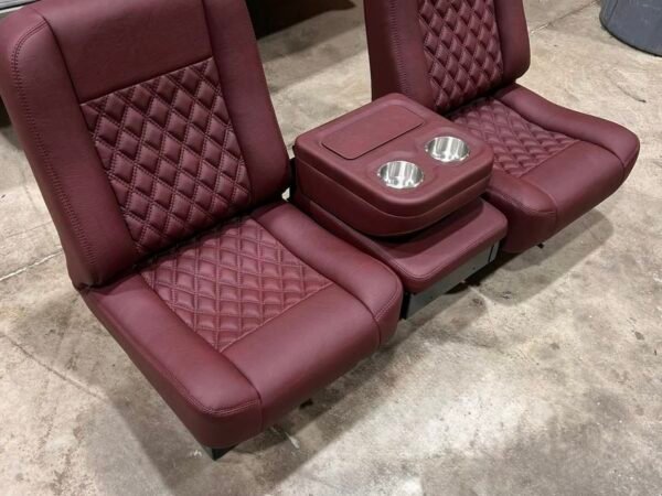 Bucket Seats double stitch diamond inserts