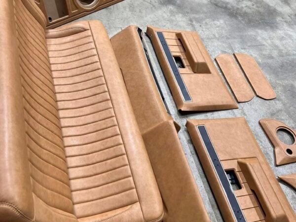 84 C10 custom interior wrapped In Relicate leather