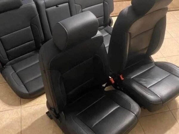 Used 2018 Silverado black leather seats