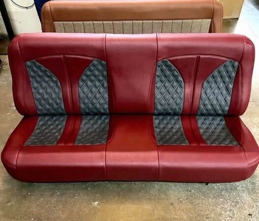 Classic claret double diamond yoke with distressed charcoal diamonds