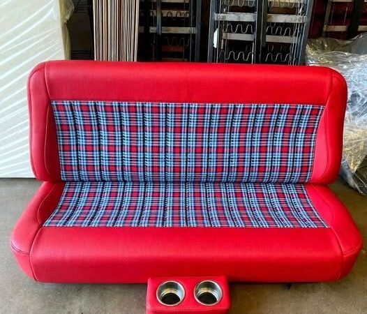 Classic American in red beauty with plaid inserts