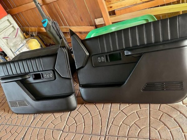 Black Custom Door Panels for 1988-1994 Chevy & GMC C/K Trucks - Pair