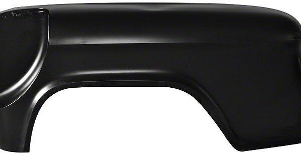 Fender, With Spare Tire Cutout, Step Side, Left Rear, 1958-1966 (60-66 C10 Pickup; 60-66 C20 Pickup; 60-66 K10 Pickup; 60-66 K20 Pickup)