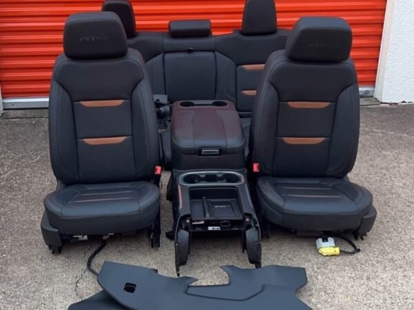 AT4 Sierra Leather Seats and Center Console